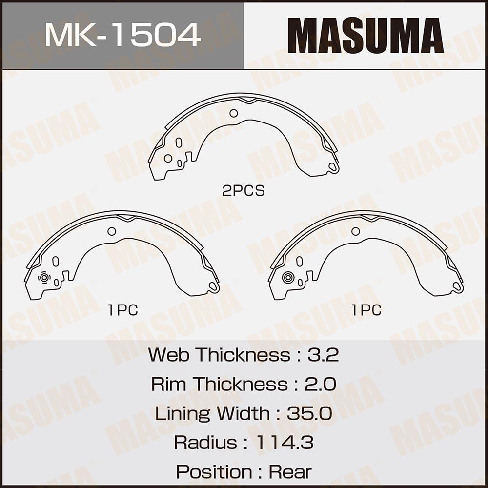 BRAKE SHOE MK-1504
